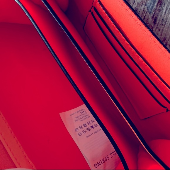 5/$25 Item Call It Spring Neon Coral Crossbody - Picture 5 of 5